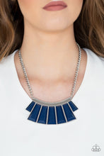 Load image into Gallery viewer, Paparazzi Glamour Goddess Blue Necklace
