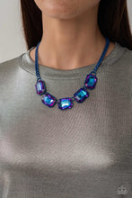 Load image into Gallery viewer, Paparazzi Emerald City Couture - Blue Necklace (June 2023 Life of the Party)
