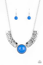 Load image into Gallery viewer, Paparazzi Egyptian Spell Blue Necklace
