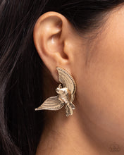 Load image into Gallery viewer, Paparazzi Bird of PLAY - Gold Earring
