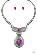 Load image into Gallery viewer, Paparazzi Prowling Prowess Purple Necklace
