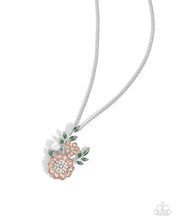 Load image into Gallery viewer, Paparazzi Botanical Bunch Necklace and Budding Bling Ring - Orange Set
