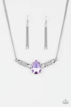 Load image into Gallery viewer, Paparazzi Way To Make An Entrance Purple Necklace
