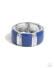 Load image into Gallery viewer, Paparazzi Colored Cameo Blue Bracelet
