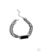 Load image into Gallery viewer, Paparazzi Grungy Gait - Black Bracelet
