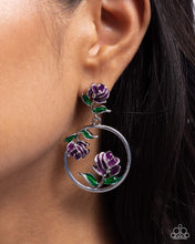 Load image into Gallery viewer, PRE-ORDER - Paparazzi ROSE to You Purple Earring
