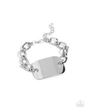 Load image into Gallery viewer, PRE-ORDER - Paparazzi Sleek Suit Silver Bracelet
