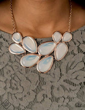Load image into Gallery viewer, Paparazzi Iridescently Irresistible Rose Gold Necklace (Glimpses of Malibu - March 2020)
