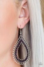 Load image into Gallery viewer, Paparazzi Mechanical Marvel Purple Earring
