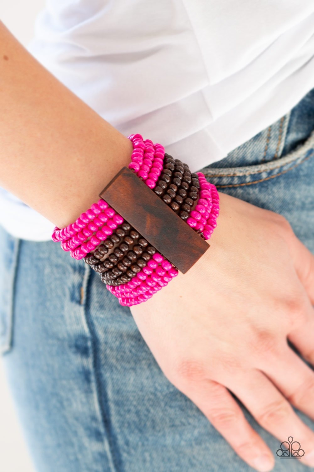 Paparazzi JAMAICAN Me Jam Pink Bracelet