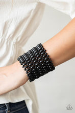 Load image into Gallery viewer, Paparazzi Way Down In Kokomo Black Bracelet
