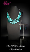 Load image into Gallery viewer, Paparazzi Out of My Element Blue Necklace (Life of the Party 2020 Exclusive)
