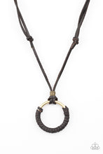 Load image into Gallery viewer, Paparazzi Get Over GRIT Brown Necklace
