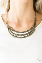 Load image into Gallery viewer, Paparazzi Primal Princess Brass Necklace
