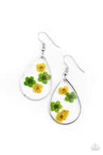 Load image into Gallery viewer, Paparazzi Perennial Prairie Yellow/Green Earring

