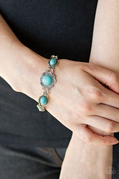 Paparazzi Serenely Southern Blue Bracelet