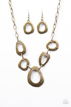 Load image into Gallery viewer, Paparazzi Very Cave-alier Brass Necklace
