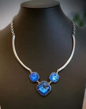 Load image into Gallery viewer, Paparazzi Divine IRIDESCENCE - Blue Necklace- Life of the Party Exclusive October 2021
