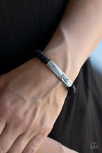 Load image into Gallery viewer, Paparazzi Full Faith Black Bracelet
