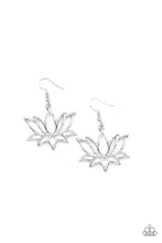 Load image into Gallery viewer, Paparazzi Lotus Ponds Silver Earrings
