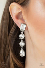 Load image into Gallery viewer, Make A-LIST White Clip-On Earrings
