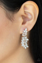 Load image into Gallery viewer, Paparazzi Frond Fairytale - White Earrings
