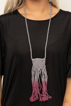Load image into Gallery viewer, Paparazzi Look at MACRAME Now Purple Necklace
