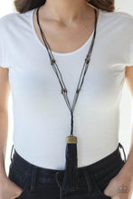 Load image into Gallery viewer, Paparazzi Brush It Off Brass Necklace
