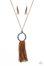 Load image into Gallery viewer, Paparazzi Namaste Mama Blue Necklace
