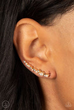 Load image into Gallery viewer, Paparazzi Couture Crawl White Ear Crawlers (Also available in gold)
