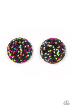 Load image into Gallery viewer, Paparazzi Kaleidoscope Sky Black Multi Earrings
