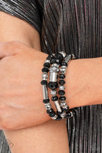 Load image into Gallery viewer, Paparazzi Dynamic Dazzle Black Bracelet
