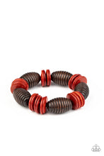 Load image into Gallery viewer, Paparazzi Caribbean Castaway Red Bracelet
