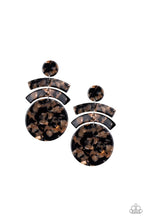 Load image into Gallery viewer, Paparazzi In the HAUTE Seat Black Earrings
