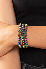 Load image into Gallery viewer, Supernova Sultry Multi Oil Spill Bracelet
