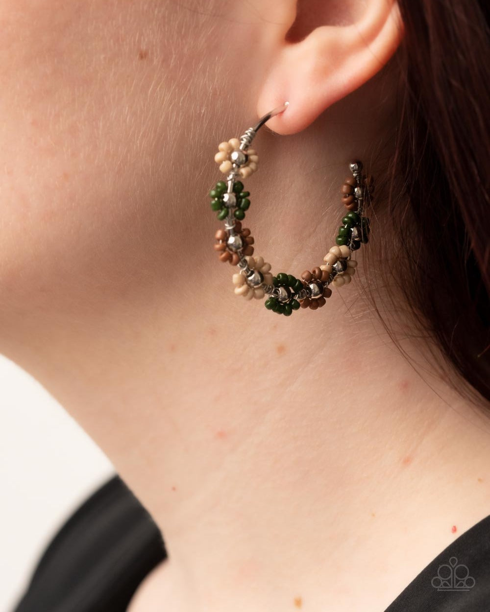 Paparazzi Growth Spurt Green Earrings