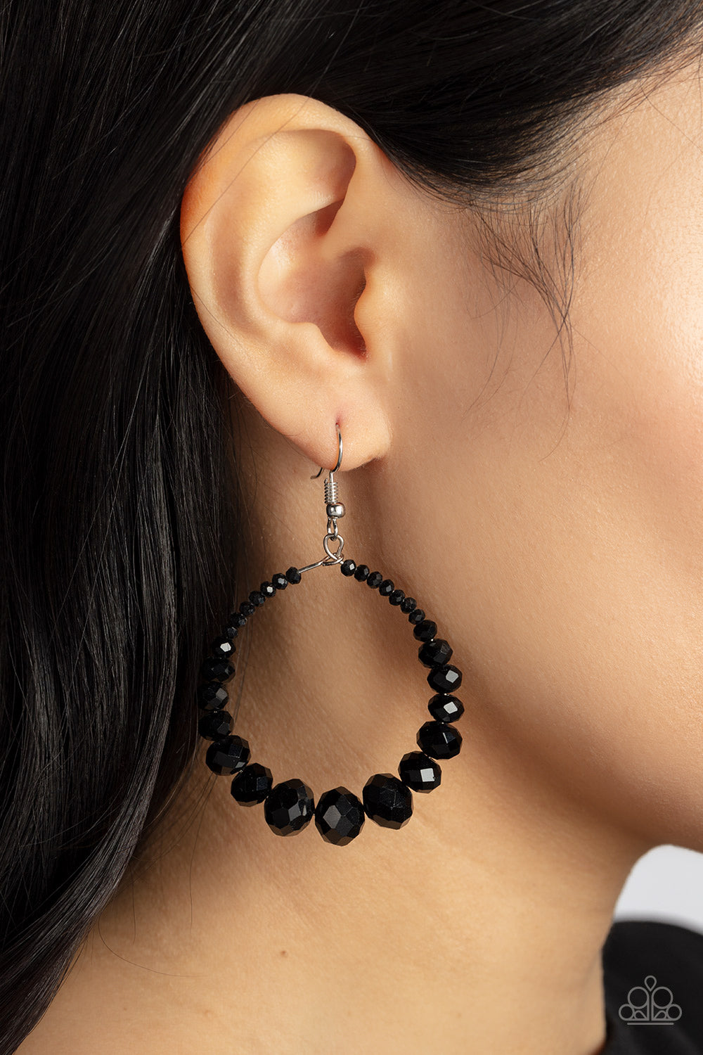 Paparazzi Astral Aesthetic Black Earrings