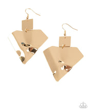 Load image into Gallery viewer, Paparazzi Deceivingly Deco - Gold Earring
