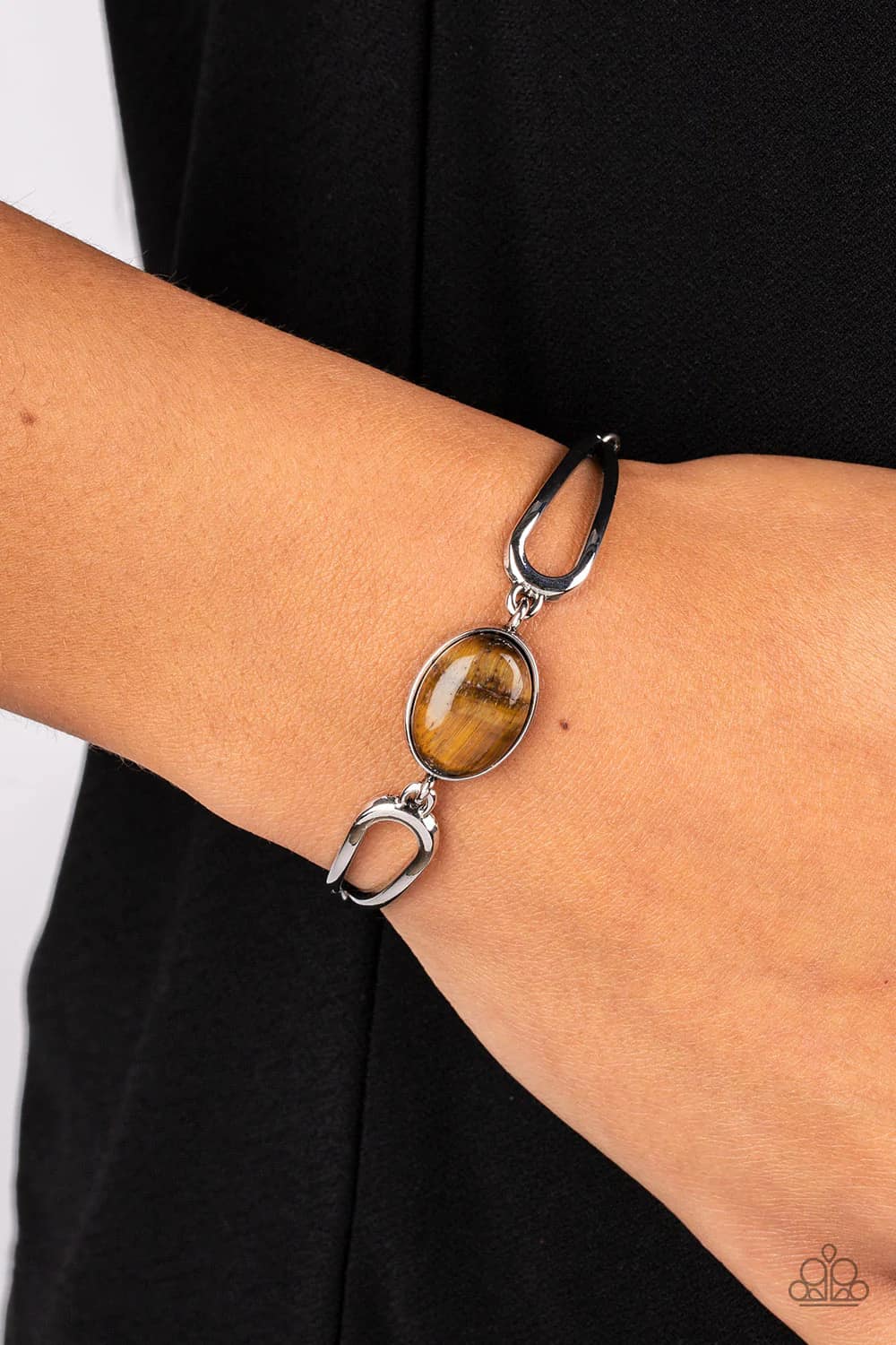 Paparazzi A Quarter Past ZEN Brown Bracelet