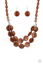 Load image into Gallery viewer, Paparazzi Beach Day Demure - Brown Necklace
