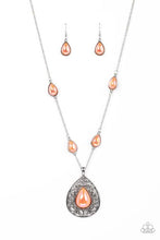 Load image into Gallery viewer, Paparazzi Magical Masquerade - Orange Necklace
