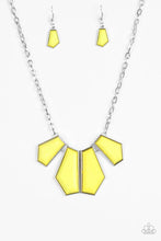Load image into Gallery viewer, Paparazzi Get Up and GEO Yellow Necklace
