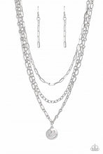 Load image into Gallery viewer, Paparazzi Winking Wanderer - Silver Necklace
