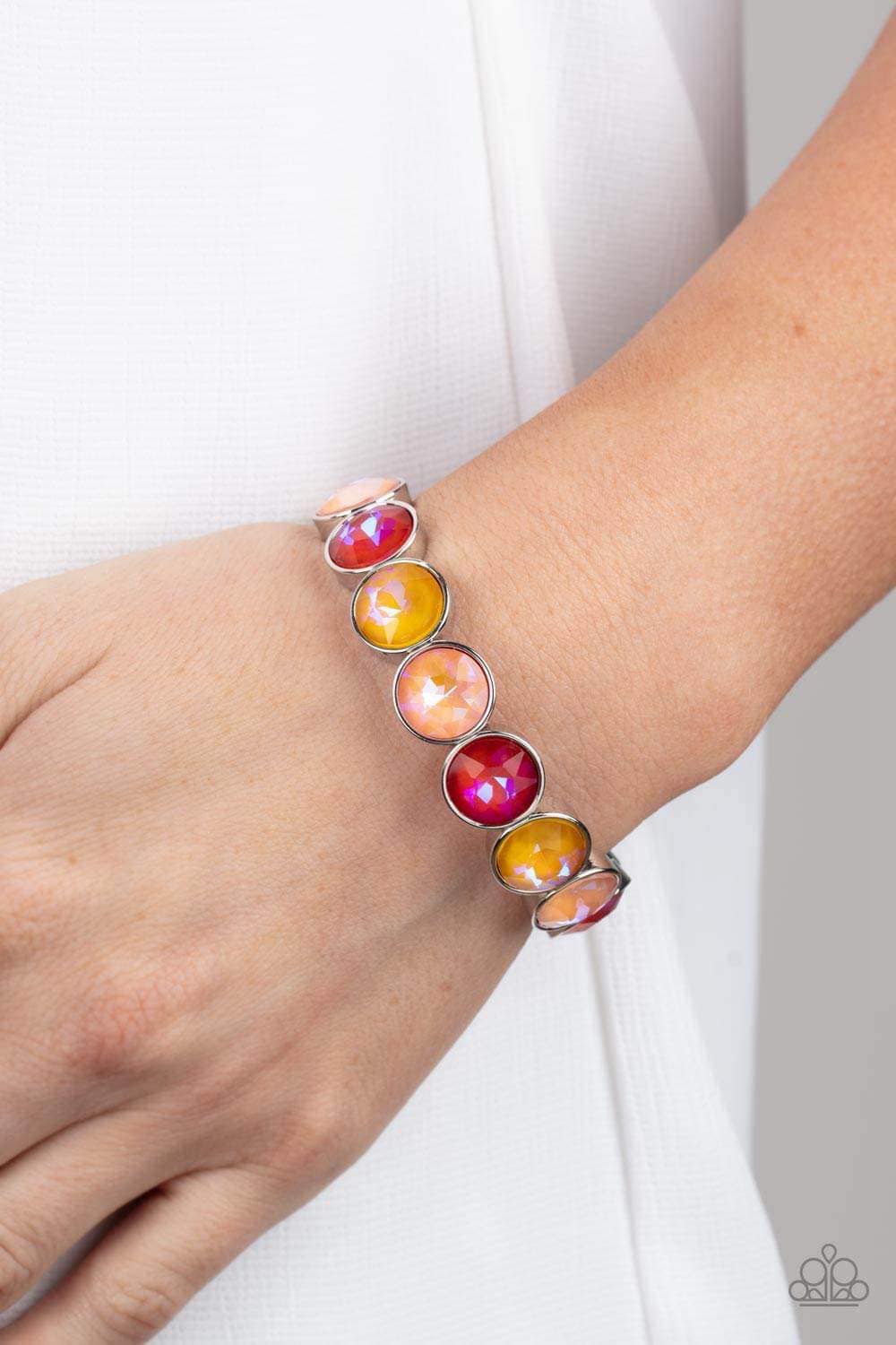 Paparazzi Radiant on Repeat Orange Bracelet