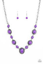 Load image into Gallery viewer, Paparazzi Voyager Vibes Purple Necklace
