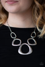 Load image into Gallery viewer, Paparazzi Backstreet Bandit Silver Necklace
