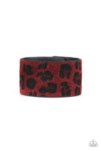 Load image into Gallery viewer, Paparazzi Cheetah Cabana Red Bracelet

