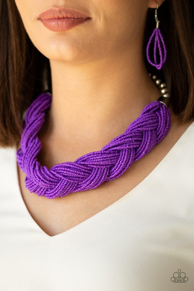 Paparazzi The Great Outback Purple Necklace