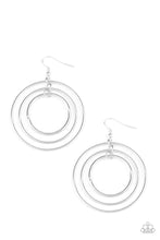 Load image into Gallery viewer, Paparazzi Rippling Radiance Silver Earrings
