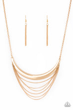 Load image into Gallery viewer, Paparazzi Way Wayfarer Gold Necklace
